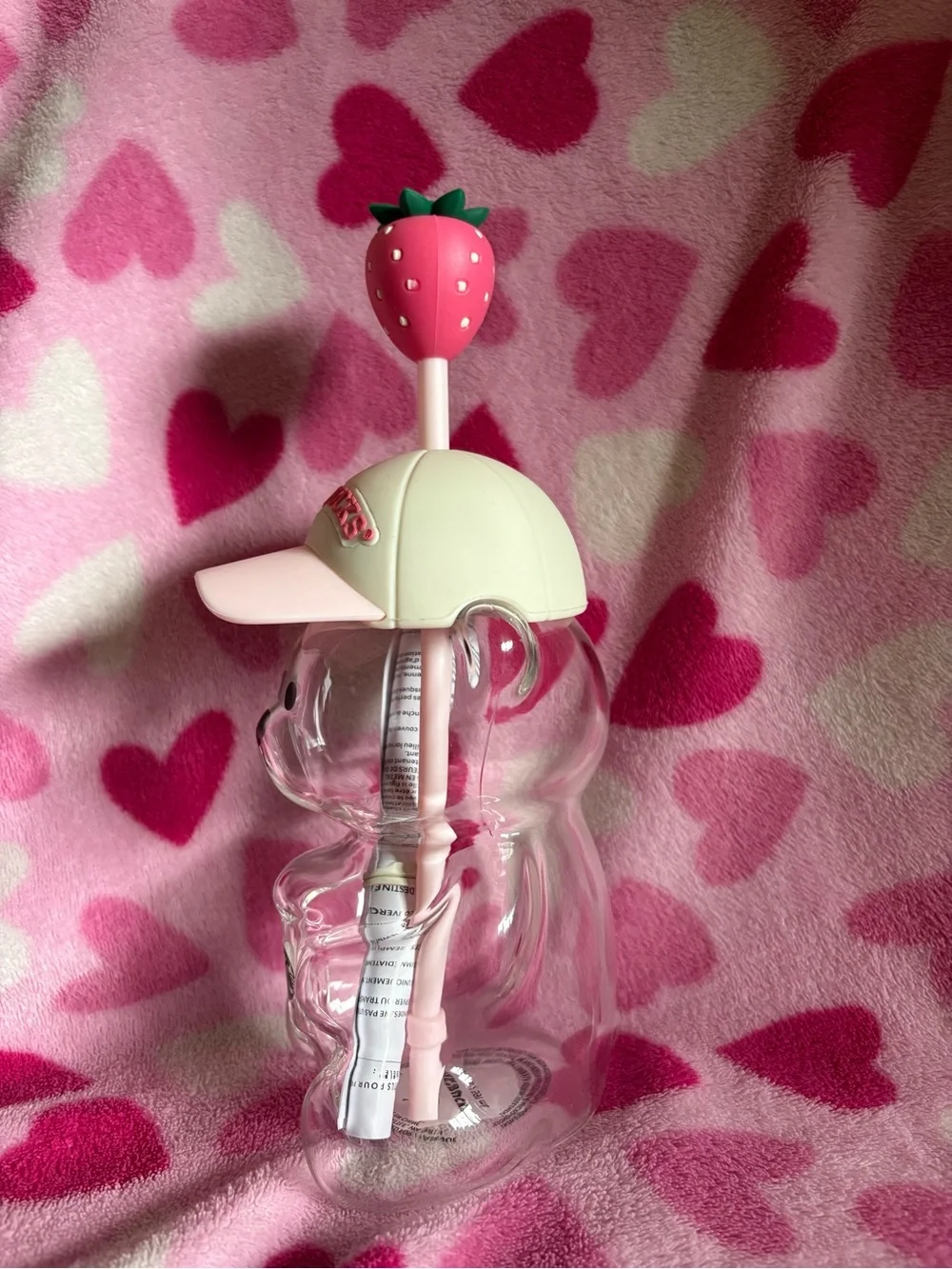 Starbucks Bearista Pink Drink Cup